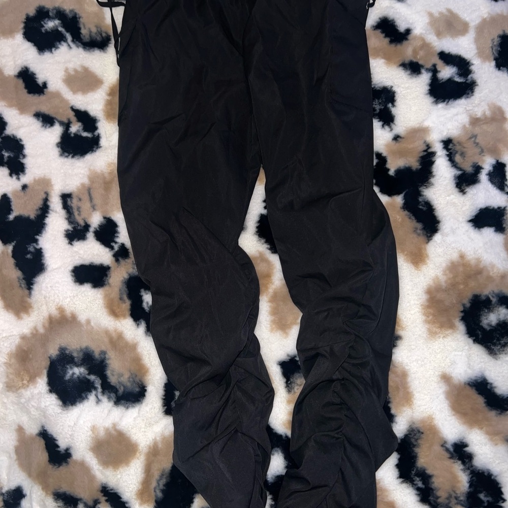 SHEIN Black Elastic Waist Pants